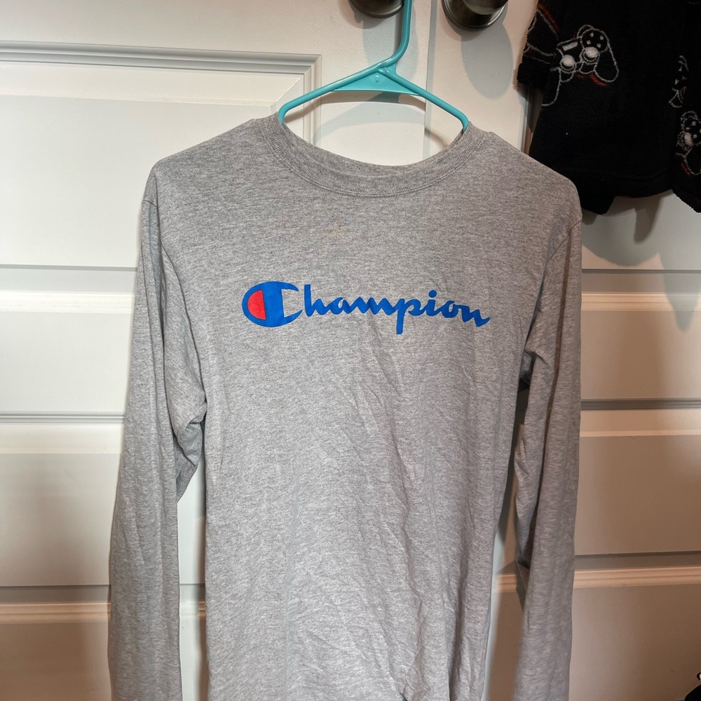 Champion Heather Gray Crewneck Tee